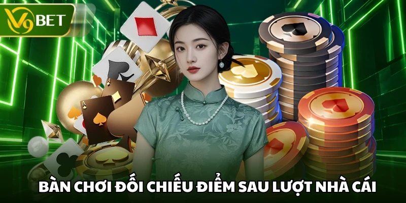 Bàn chơi đối chiếu điểm sau lượt nhà cái
