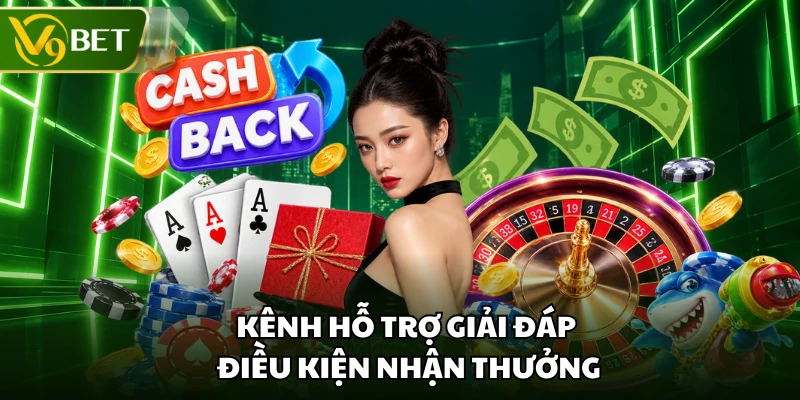 Kênh hỗ trợ giải đáp điều kiện nhận thưởng